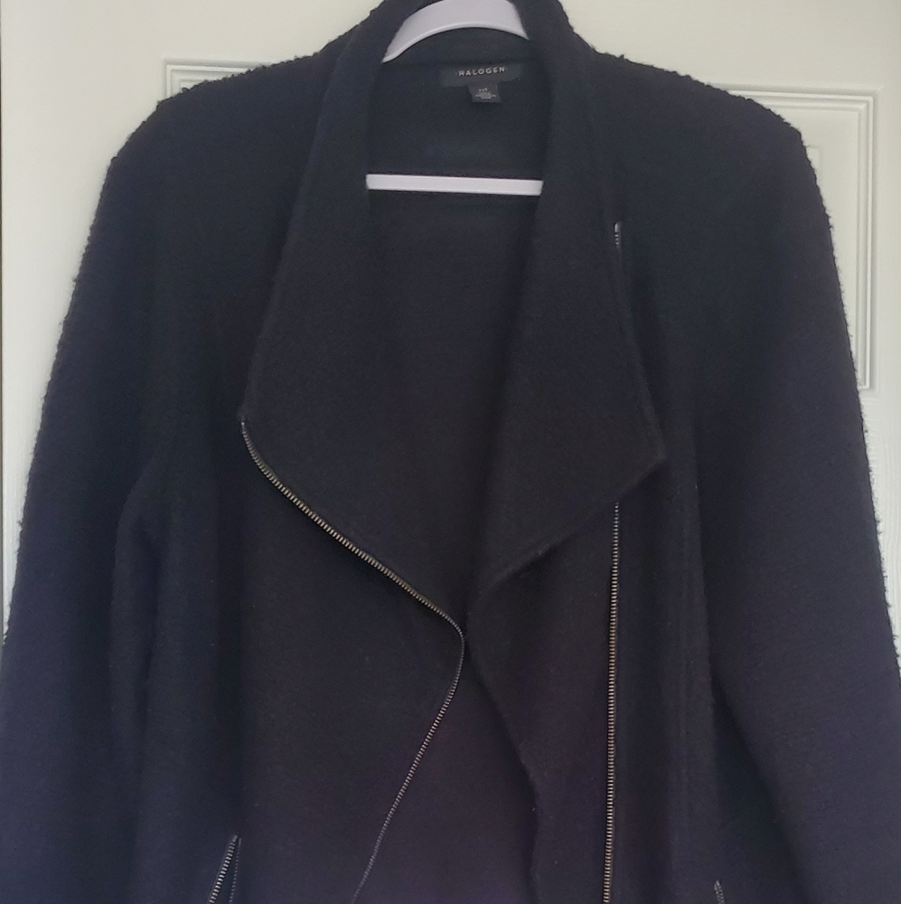 Halogen Boucle Moto Jacket